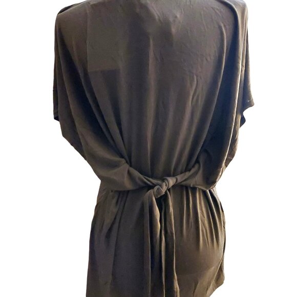 Richmond Gray Beaded Top w/Back Waist Tie Sz 44 NWT - Picture 8 of 13